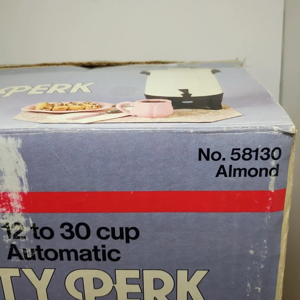 Vintage West Bend Party Perk 12-30 Cup Automatic Coffee Maker Percolator Urn
